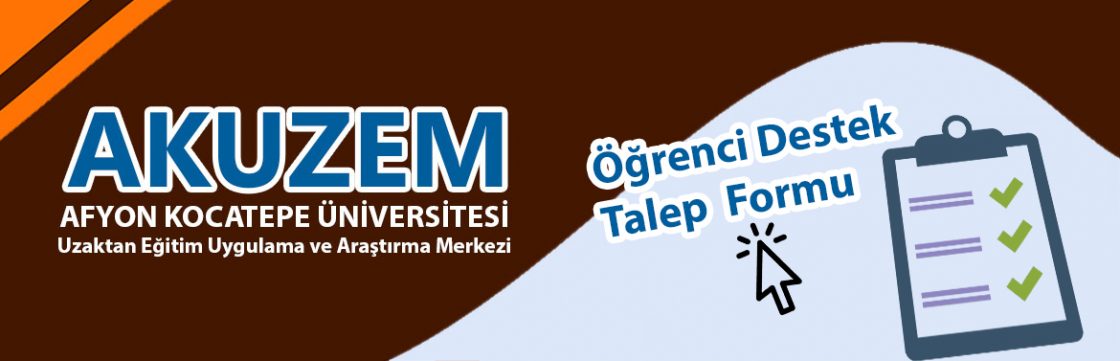 Öğrenci Destek Talep Formu